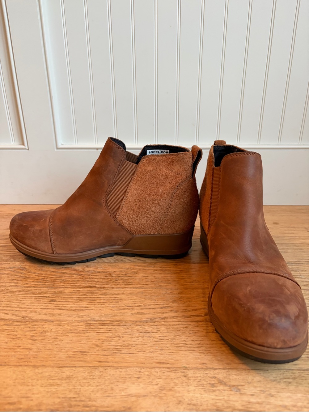 Sorel Brown Chelsea Ankle Booties